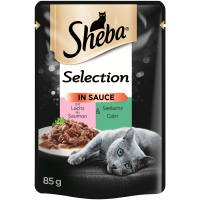 Sheba Portionsbeutel Selection Lachs & Seelachs in...
