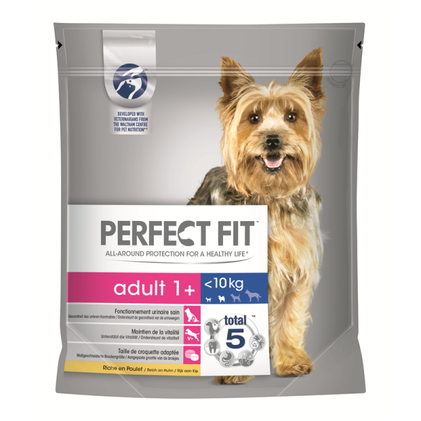 Perfect Fit Dog Adult 1+ XS/S 1,4kg, Alleinfuttermittel für ausgewachsene, kleine Hunde