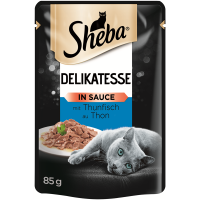 Sheba Portionsbeutel Delikatesse mit Thunfisch in Sauce...