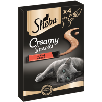 Sheba Creamy Snacks mit Rind 4x12g,...