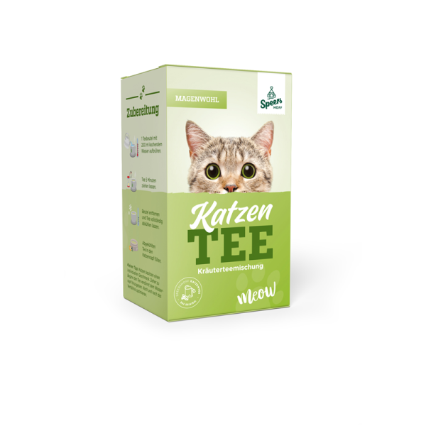 Speers Hoff Katzenrtee Magenwohl 18 x 1,5 g, Ergänzungsfuttermittel für Katzen