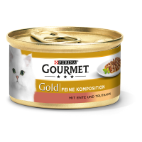 Gourmet Dose Gold Feine Komposition Ente & Truthahn 85g