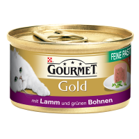 Gourmet Dose Gold Feine Pastete Lamm & Bohnen 85g,...