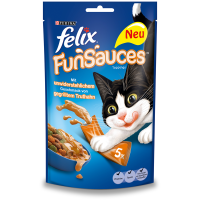Felix Katzensnack FunSauces Truthahn 5x15g