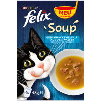 Felix Soup Geschmacksvielfalt aus dem Wasser 6x48g,...