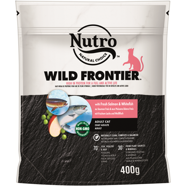 Nutro Cat Wild Frontier Adult mit Lachs & Weissfisch 400g