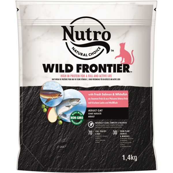 Nutro Cat Wild Frontier Adult mit Lachs & Weissfisch 1,4kg