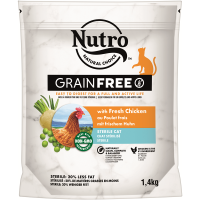 Nutro Cat Grain Free Sterile mit Huhn 1,4kg