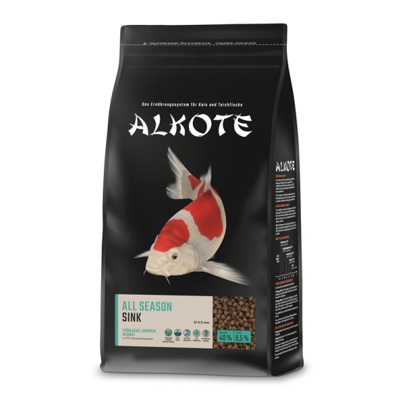 ALKOTE All Season sink 1,5 kg, Hauptfutter für Koi