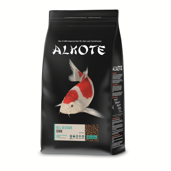 ALKOTE All Season sink 4 kg, Hauptfutter für Koi