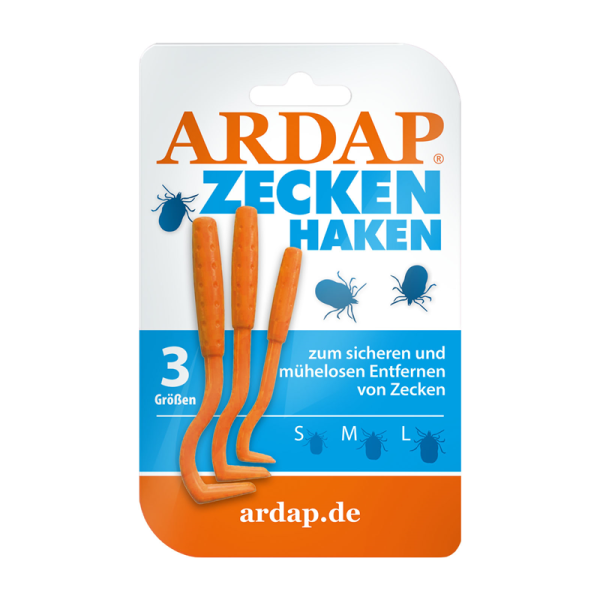 ARDAP Zeckenhaken 3er Set, Hundezubehör