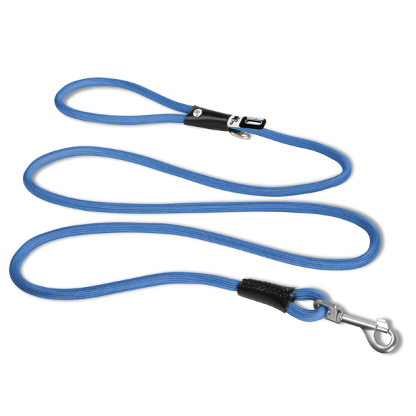 Curli Stretch Comfort Leine blau M, Die schockabsorbierende und komfortable Seilleine für ein ruck- und stressfreies Führen und Kommandieren.