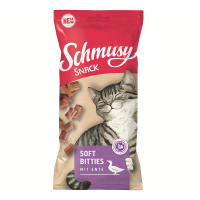 Schmusy Snack Soft Bitties mit Ente 60g,...