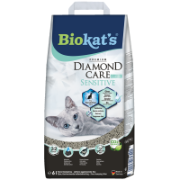 Biokats Diamond Care Sensitive 6L Papiersack, Katzenstreu...
