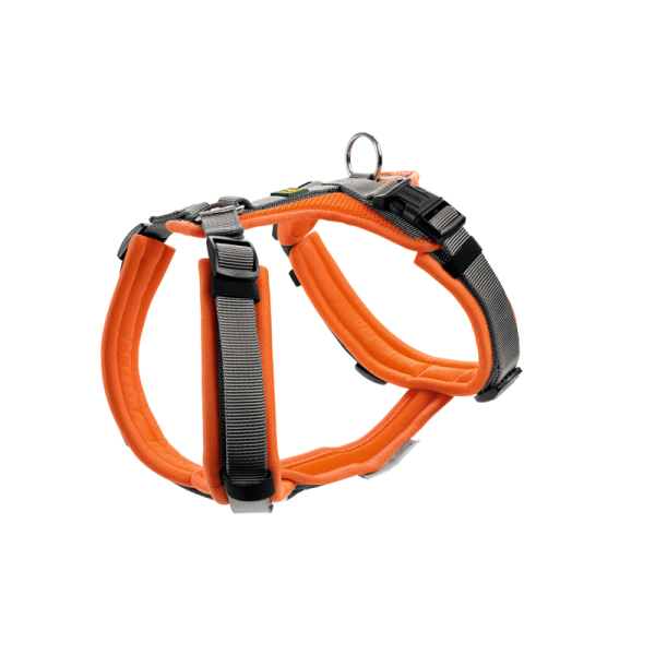 Hunter Geschirr Maldon XS Mesh orange/grau, Hundezubehör