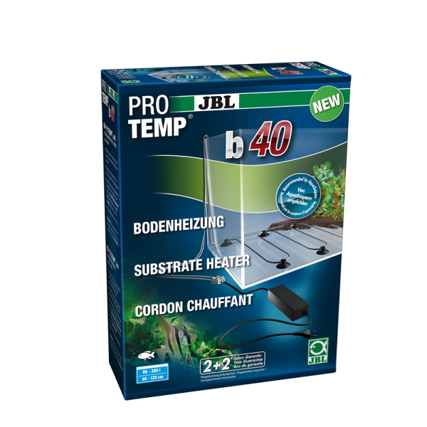 JBL PROTEMP b40 III, Moderne Bodenheizung für Süßwasser-Aquarien zur Förderung des Pflanzenwuchses