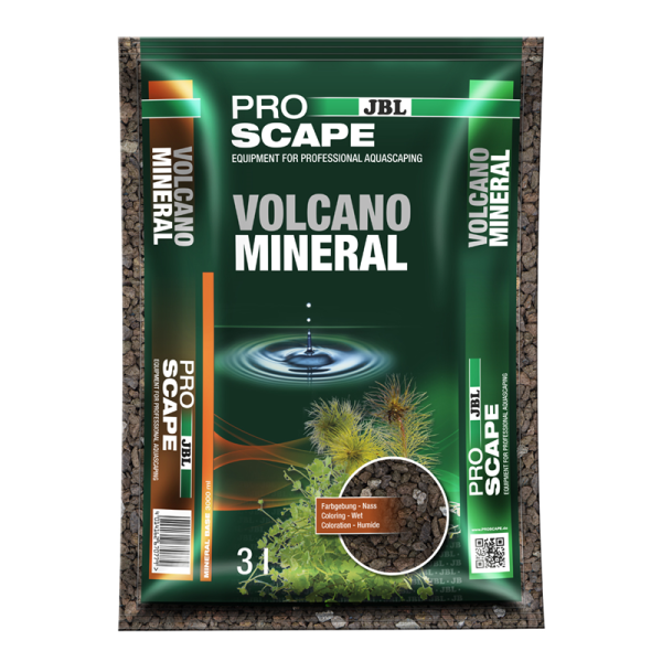 JBL ProScape Volcano Mineral 3 l, Spezieller Bodengrund für Aquascaping-Aquarien