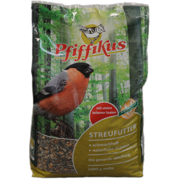 Pfiffikus Streufutter 5kg, Mischfuttermittel für freilebende Vögel