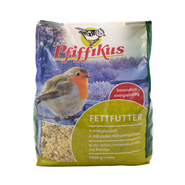 Pfiffikus Fettfutter 2,5kg, Mischfuttermittel für freilebende Vögel