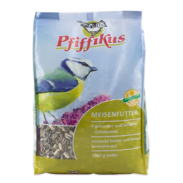Pfiffikus Meisen - Futter 1kg, Mischfutter für freilebende Vögel