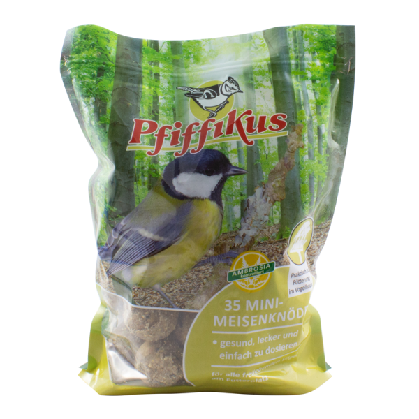 Pfiffikus  Mini-Meisenknödel 35Stück, Mischfuttermittel für alle heimischen Vogelarten