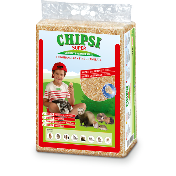 Chipsi Super Weichholz-Granulat 3,4kg, Das einzigartige Einstreu-Granulat