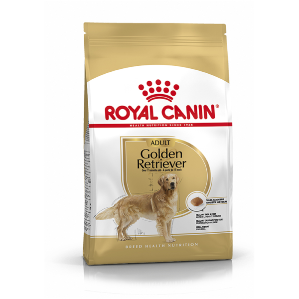 Royal Canin Breed Health Nutrition Golden Retriever Adult 12 kg, Alleinfuttermittel für Hunde - Speziell für ausgewachsene und ältere Golden Retriever - Ab dem 15. Monat