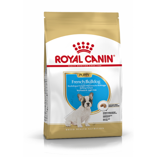 Royal Canin Breed Health Nutrition French Bulldog Junior 1 kg, Alleinfuttermittel für Hunde speziell für Französische Bulldoggen-Welpen bis zum 12. Monat.