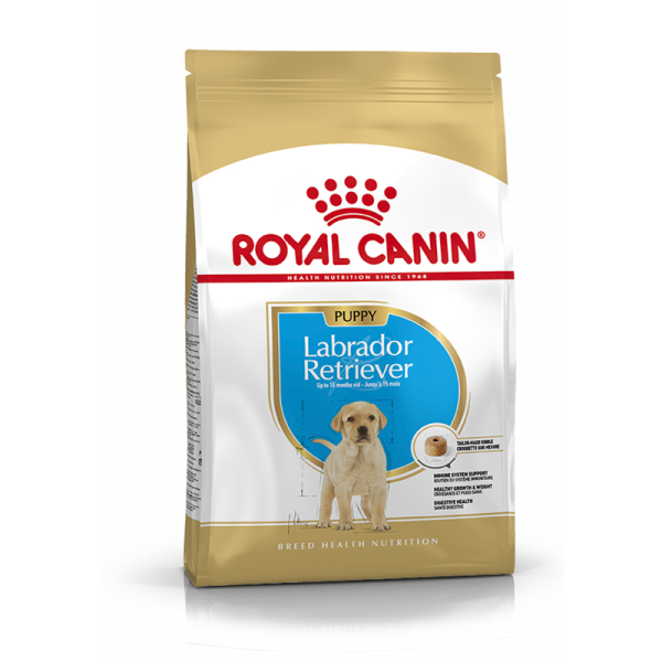 Royal Canin Breed Health Nutrition Labrador Retriever Junior 3 kg, Alleinfuttermittel speziell für Labrador Retriever-Welpen bis zum 15. Monat.