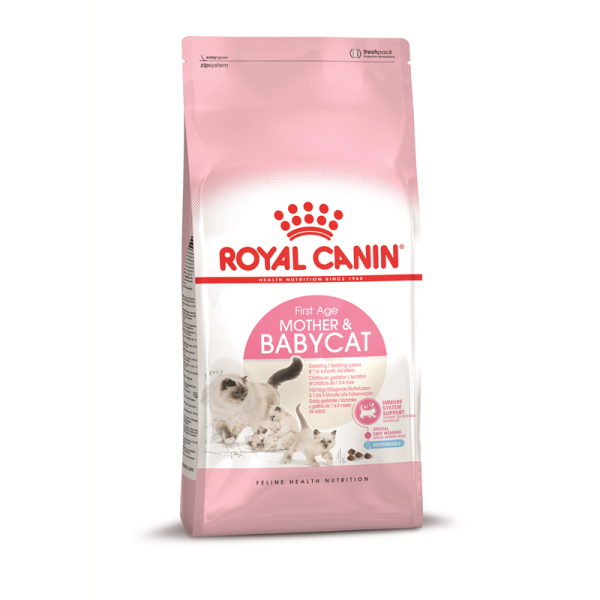 Royal Canin Feline Health Nutrition Mother & Babycat First Age 2 kg, Alleinfuttermittel speziell für trächtige bzw. säugende Mutterkatzen und Katzenwelpen in der Entwöhnungs- und ersten Wachstumsphase (1. bis 4. Lebensmonat)
