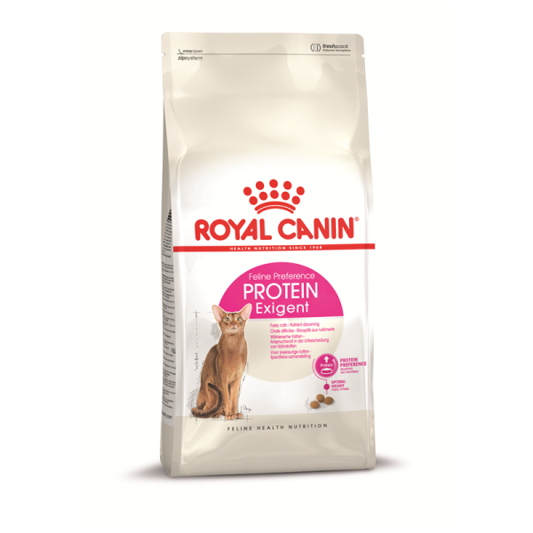 Royal Canin Feline Health Nutrition Protein Exigent Adult 2 kg, Alleinfuttermittel für nährstoffkritische und ausgewachsene Katzen - Ab dem 1. bis zum 7. Lebensjahr