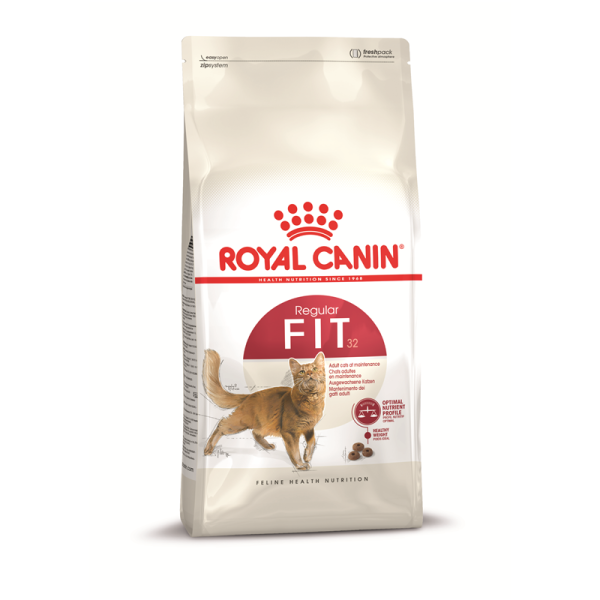 Royal Canin Feline Health Nutrition Fit Adult 2 kg, Alleinfuttermittel für ausgewachsene Katzen - Ab dem 1. bis zum 7. Lebensjahr