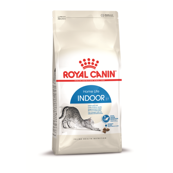 Royal Canin Feline Health Nutrition Home Life Indoor Adult 2 kg, Alleinfuttermittel für Katzen, die nur im Haus leben, von 1 - 7 Jahren