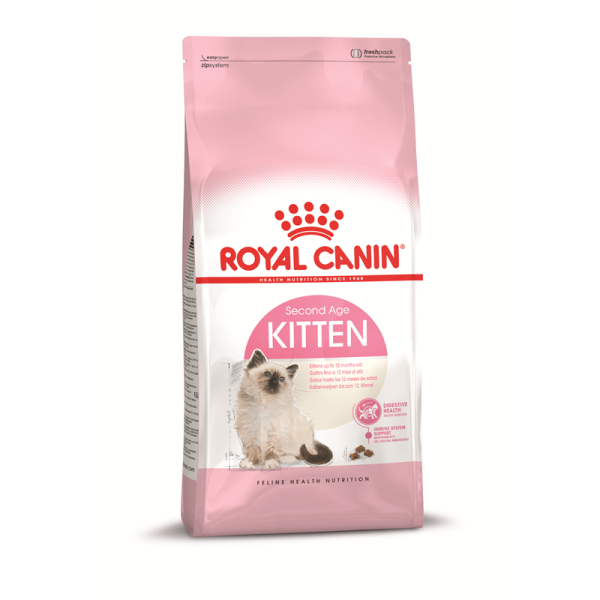 Royal Canin Feline Health Nutrition Second Age Kitten 10 kg, Alleinfuttermittel für Katzenwelpen in der zweiten Wachstumsphase (bis zum 12. Monat)