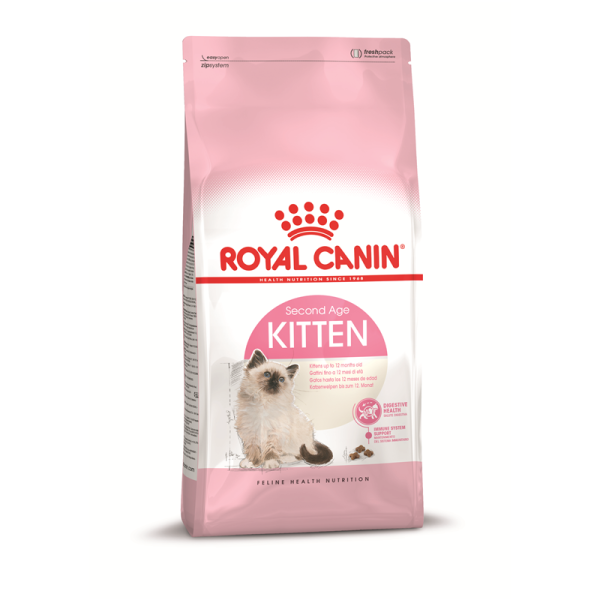 Royal Canin Feline Health Nutrition Second Age Kitten 400 g, Alleinfuttermittel für Katzenwelpen in der zweiten Wachstumsphase (bis zum 12. Monat)