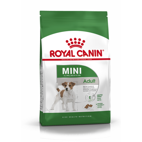 Royal Canin Size Health Nutrition Mini Adult 2 kg, Alleinfuttermittel für kleine, ausgewachsene Hunde ab dem 10. Monat mit einem Gewicht bis zu 10 kg.