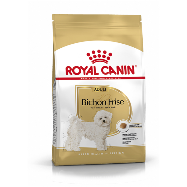 Royal Canin Breed Health Nutrition Bichon Frise Adult 1,5 kg, Alleinfuttermittel für Hunde speziell für ausgewachsene und ältere Bichon Frisé ab dem 10. Monat.