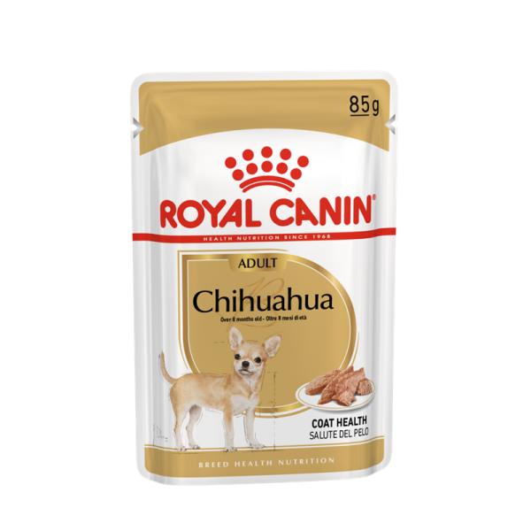 Royal Canin Breed Health Nutrition Chihuahua Adult 85 g Frischebeutel, Hundenassfutter