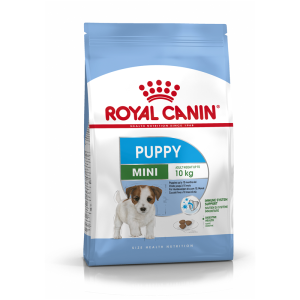 Royal Canin Size Health Nutrition Mini Puppy 4 kg, Alleinfuttermittel für Welpen kleiner Hunderassen (Endgewicht bis 10 kg) - bis 10 Monate