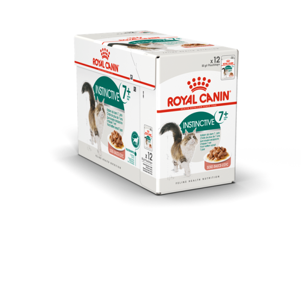 Royal Canin Feline Health Nutrition Instinctive in Soße 7+ 12 x 85 g Frischebeutel