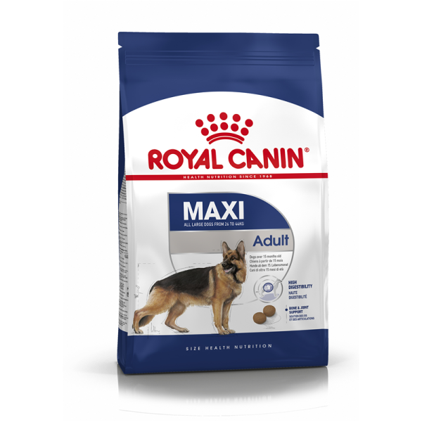 Royal Canin Size Health Nutrition Maxi Adult 15 kg, Alleinfuttermittel für große, ausgewachsene Hunde ab 26 kg bis 44 kg
