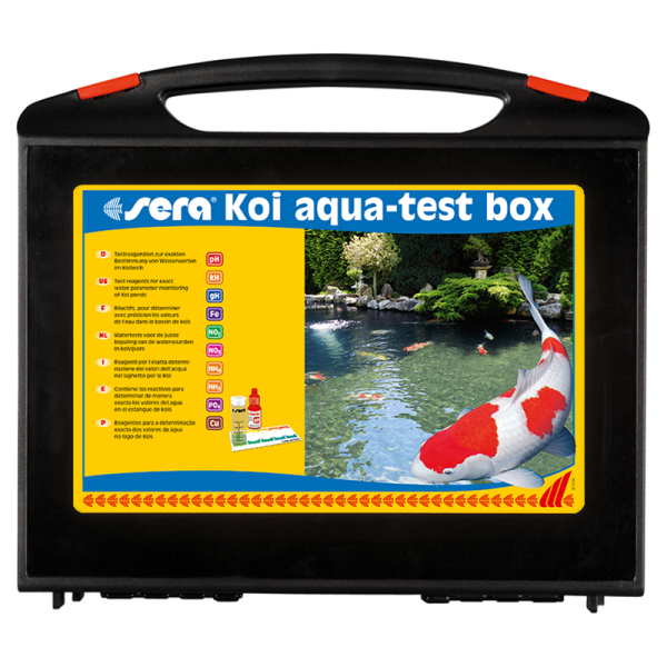 sera Koi aqua-test box, Wasser testen für Fortgeschrittene