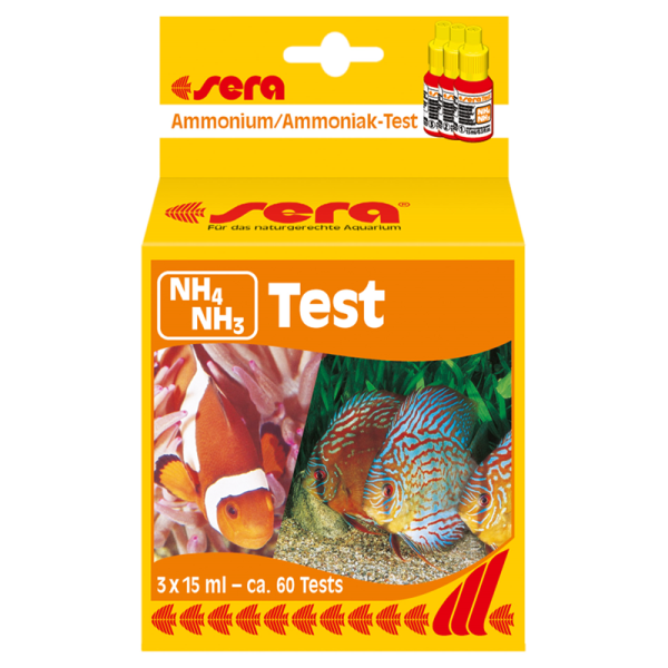 sera NH4/NH3 Test 15 ml, zur Kontrolle der Ammonium- & Ammoniak-Konzentration für ca. 60 Tests