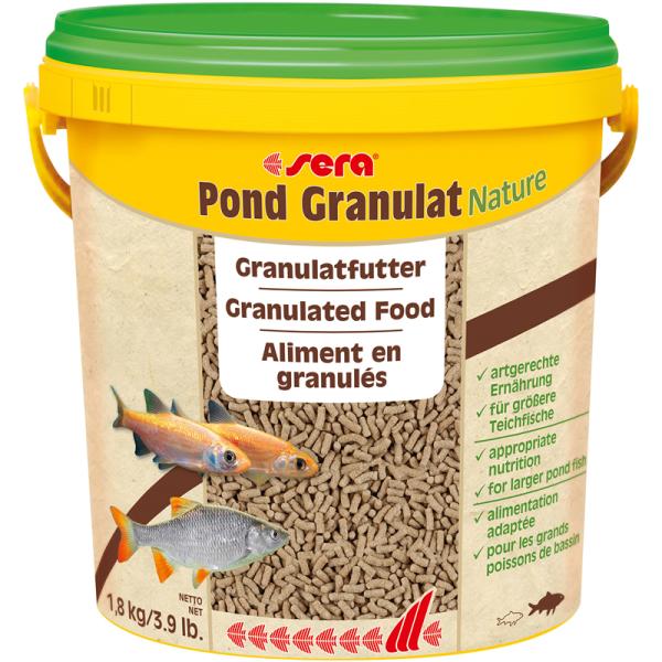 sera Pond Sticks 10 l / 1,8 kg, Hauptfutter für größere Teichfische