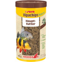 sera Vipachips Nature 1000 ml / 370 g, Hauptfutter aus...