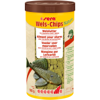 sera Wels-Chips Nature 1000 ml / 380 g, Formstabile Chips...