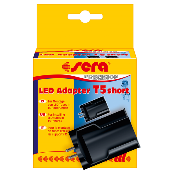 sera LED Adapter T5 short, Die sera LED Adapter erlauben die einfache Montage der sera LED X-Change Tubes in vorhandenen T5-Leuchtstoffröhrenfassungen.