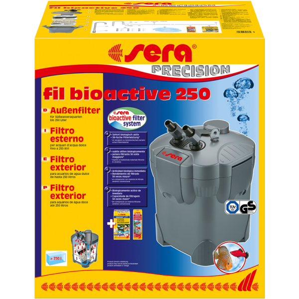 sera fil bioactive 250, für Aquarien bis 250 Liter