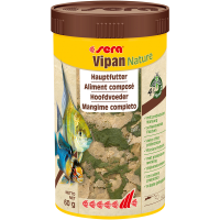 sera Vipan Nature 250 ml / 60 g, Hauptfutter mit 4 %...