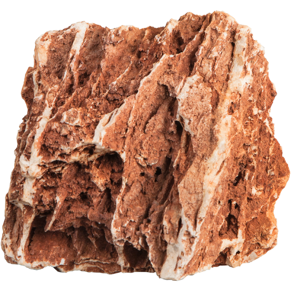 sera Rock Grand Canyon L 2 - 3 kg, Rot-brauner Naturstein mit stark zerklüfteter Oberfläche